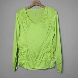 NWT Womens Tangerine Active Lime Green Shirt Size Small